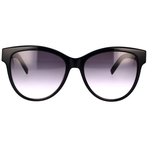 Saint Laurent Eyewear mirrored aviator sunglasses Femme Lunettes de soleil Yves Saint Laurent Occhiali da Sole Saint Laurent Monogram SL M107 002 Noir