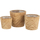 Maison & Déco Vases / caches pots d'intérieur Jolipa Cache pot en bois naturel 15 cm Beige