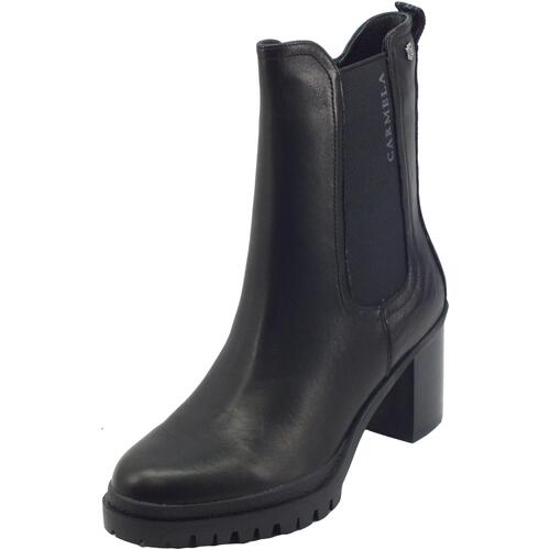 Chaussures Femme Low boots Oras Carmela 160315 BN. Piel Noir