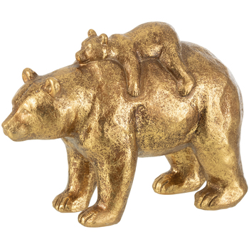 Maison & Déco et tous nos bons plans en exclusivité Jolipa Statue ours et ourson or 15 cm Doré
