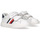 Chaussures Fille Baskets mode Tommy Hilfiger LOW CUT VELCRO SNEAKER WHITE/BLUE Blanc