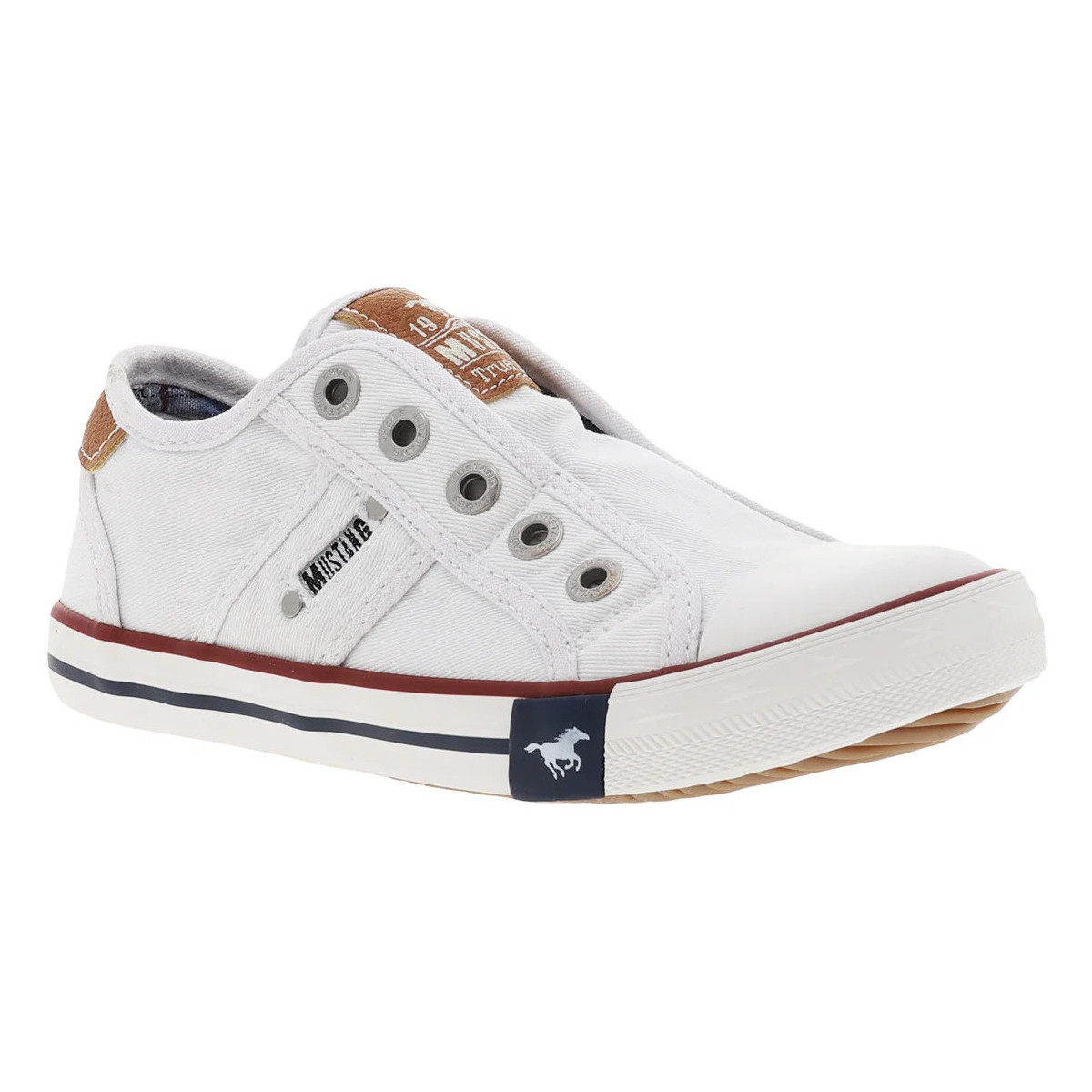 Chaussures Enfant Baskets mode Mustang 12950CHPE21 Blanc