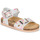Chaussures Fille Melvin & Hamilto BIRKY Blanc / Rose