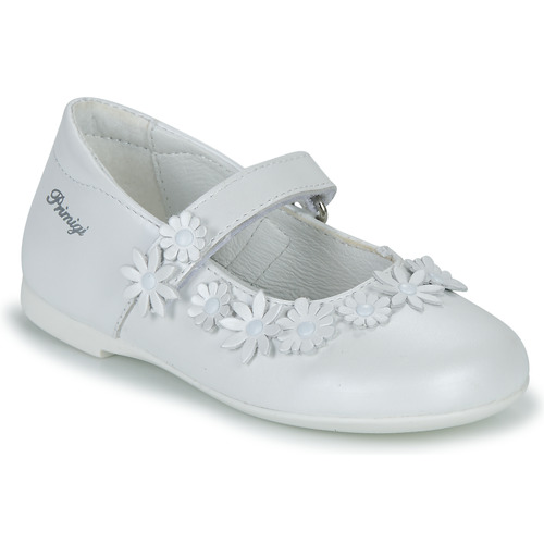 Chaussures Fille Ballerines / babies Primigi HAPPY DANCE Blanc