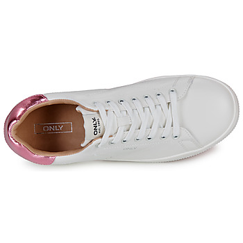 Only ONLSHILO-44 PU CLASSIC SNEAKER Blanc / Rose