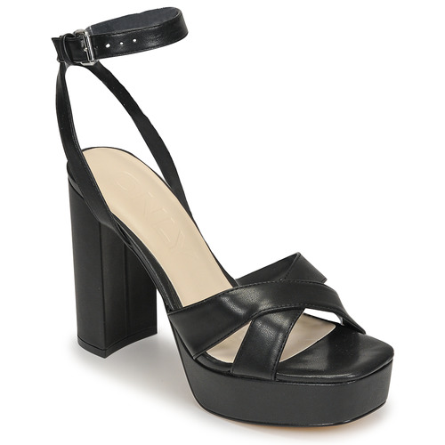 Chaussures Femme Rose is in the air Only ONLAUTUM-3 PU HEELED SANDAL Noir