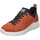 Chaussures Femme Baskets mode Mephisto Sneakers en textile / cuir WOODY Orange