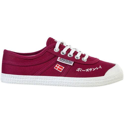 Chaussures Homme Baskets mode Kawasaki Signature Canvas Leather shoe K202601 4055 Beet Red Bordeaux