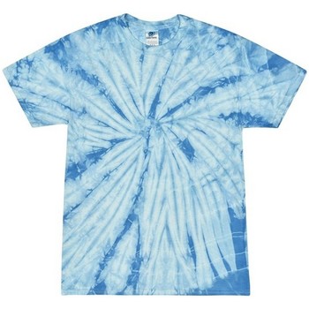 Vêtements T-shirts manches longues Colortone  Bleu
