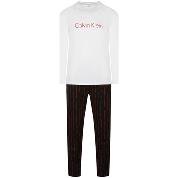 Vêtements Homme Pyjamas / Chemises de nuit Calvin Klein Jeans Pyjama Long coton fermée Noir