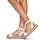 Chaussures Femme Мужские наборы носков tommy hilfiger 30 пар LOW WEDGE SANDAL Blanc