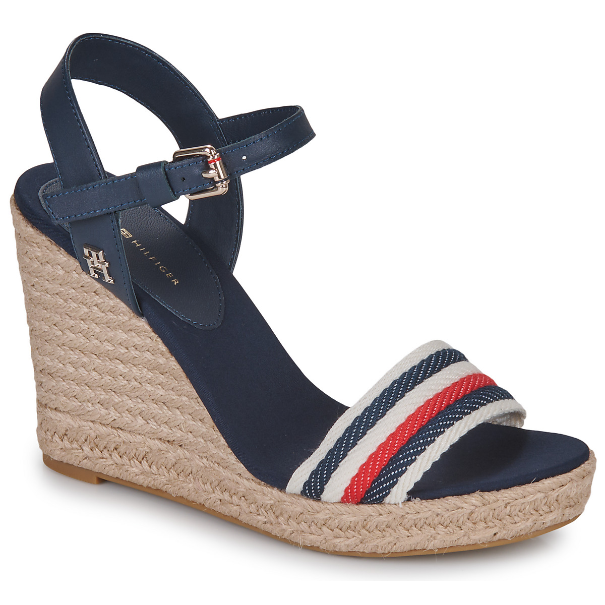 Chaussures Femme Толстовка кофта T3B9-32481-1355 tommy hilfiger CORPORATE WEDGE Marine