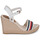 Chaussures Femme Sandales et Nu-pieds Tommy Hilfiger CORPORATE WEDGE Blanc