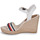 Chaussures Femme Sandales et Nu-pieds Tommy Hilfiger CORPORATE WEDGE Blanc
