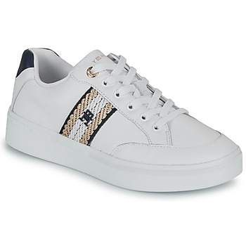Chaussures Femme Baskets basses Tommy Hilfiger COURT SNEAKER WITH WEBBING Blanc