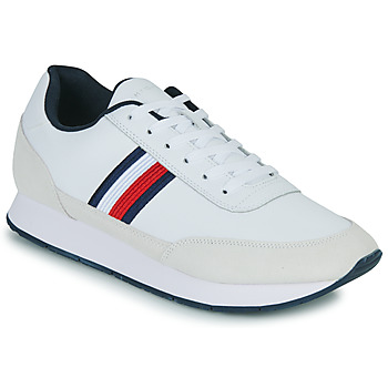 Chaussures Homme Baskets basses Tommy son Hilfiger CORE EVA RUNNER CORPORATE LEA Blanc