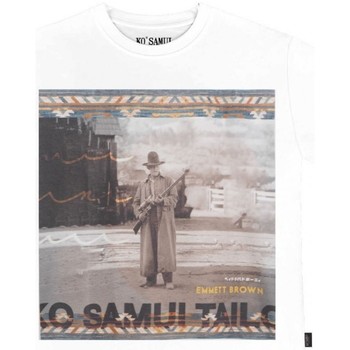 Vêtements Homme T-shirts & Polos Ko Samui Tailors T-Shirt Graphique Homme Col Fin Blanc
