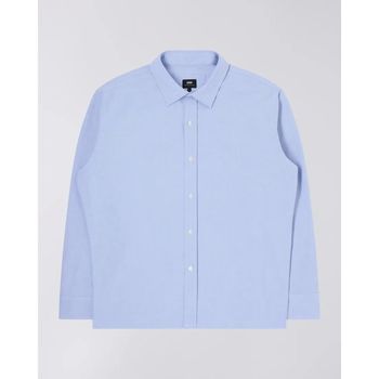 Vêtements Homme Chemises manches longues Edwin I031283.01.67 BIG OX-SHIRT-BLUE Bleu
