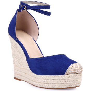 Chaussures Femme Espadrilles La Modeuse 14715_P38914 Bleu