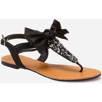 Chaussures Femme Sandales et Nu-pieds La Modeuse 15013_P40635 Noir