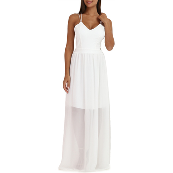 Vêtements Femme Robes La Modeuse 20309_P56441 Blanc