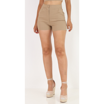Vêtements Femme MODE Shorts / Bermudas La Modeuse 21151_P58091 Marron