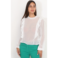 Vêtements Femme Chemises / Chemisiers La Modeuse 21628_P48185 Blanc