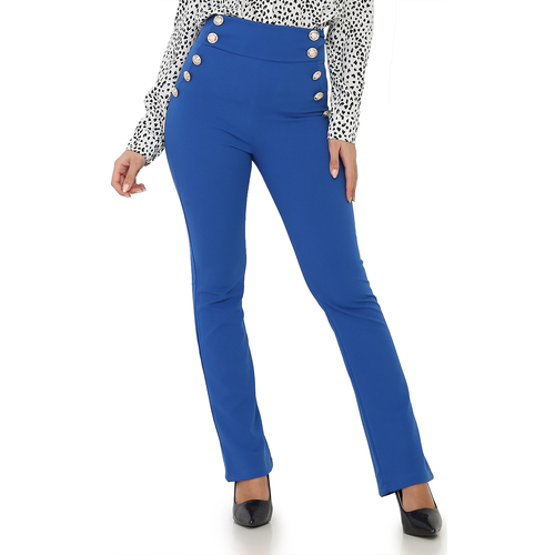 Vêtements 3-Stripes Pantalons La Modeuse 49997_P89541 Bleu