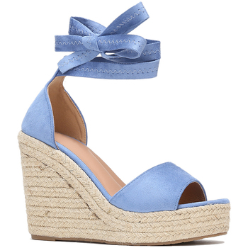 Chaussures Femme Sandales et Nu-pieds La Modeuse 58407_P134442 Bleu