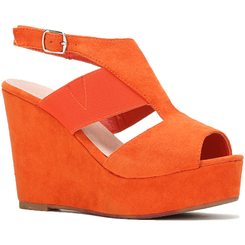 Chaussures Femme Taies doreillers / traversins La Modeuse 58438_P134627 Orange