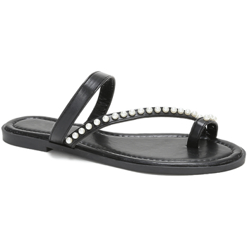 Chaussures Femme Tongs La Modeuse 58489_P134851 Noir