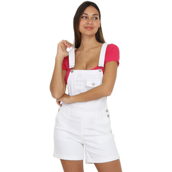 Vêtements T-shirts Combinaisons / Salopettes La Modeuse 58819_P135588 Blanc