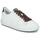 Chaussures Femme Baskets basses Meline LI193 Blanc / Vert / Rouge