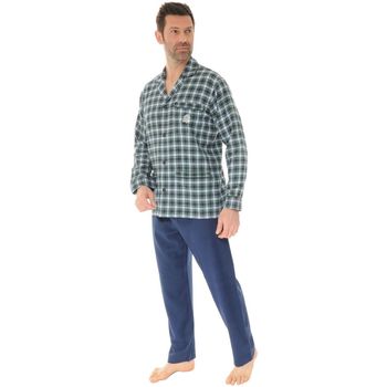 Vêtements Homme Pyjamas / Chemises de nuit Christian Cane PYJAMA VERT SEYLAN Vert