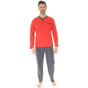 Vêtements Homme Pyjamas / Chemises de nuit Christian Cane PYJAMA LONG ROUGE SOREL ROUGE