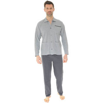 Vêtements Homme Pyjamas / Chemises de nuit Christian Cane PYJAMA LONG GRIS SHAWN GRIS