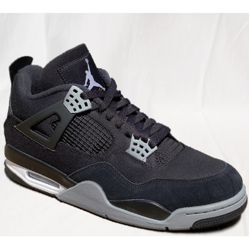 Chaussures Homme Baskets montantes Nike Fit Jordan 4 Retro SE Black Canvas - DH7138-006 - Taille : 44 FR Noir
