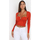 Vêtements Femme Tops / Blouses La Modeuse 62348_P141489 Orange