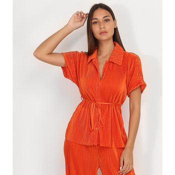 Vêtements Femme Chemises / Chemisiers La Modeuse 63241_P143761 Orange