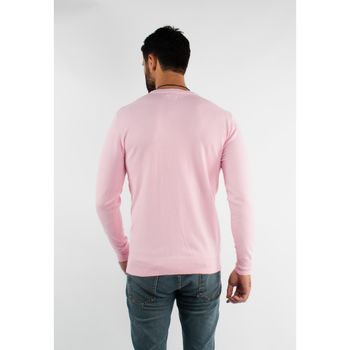 Hollyghost Pull rose touch cashemere avec col V Rose