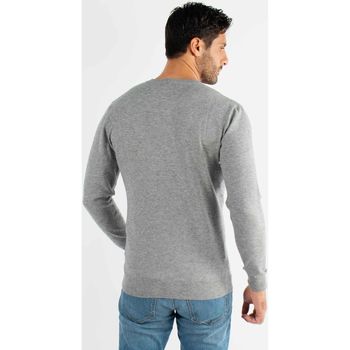 Hollyghost Pull col V gris en touch cashemere unicolore Gris