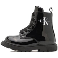 Chaussures Bottes Calvin Klein Jeans V1A5-80281 LACE UP BOTTIE BLACK Charol negro Noir