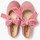 Chaussures Fille Ballerines / babies Pisamonas Babies avec ruban en velours pour filles Rose