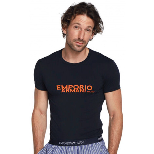 Emporio Armani Tee shirt homme Bleu 111035 - S Bleu - Vêtements Débardeurs  / T-shirts sans manche Homme 59,90 €