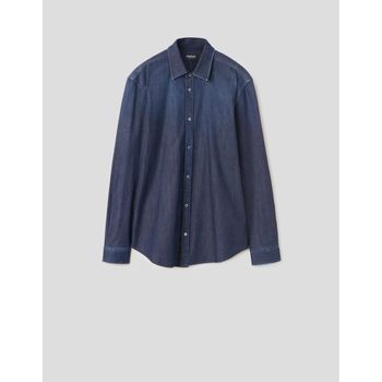 Vêtements Homme Chemises manches longues Dondup UC313R DS0259U-DP1 DU 800 Bleu