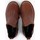 Chaussures Fille Bottes Pisamonas Bottines en cuir avec languette à franges Marron