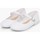Chaussures Fille Ballerines / babies Pisamonas Babies en toile pour fille avec fermeture à boucle Blanc