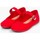 Chaussures Fille Connectez vous ou créez un compte avec Babies en toile pour fille avec boucle japonaise Rouge