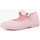 Chaussures Fille Ballerines / babies Pisamonas Babies en toile pour fille avec boucle japonaise Rose