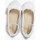 Chaussures Fille Derbies Pisamonas Bracelet ballerine en lin avec fleur Blanc
